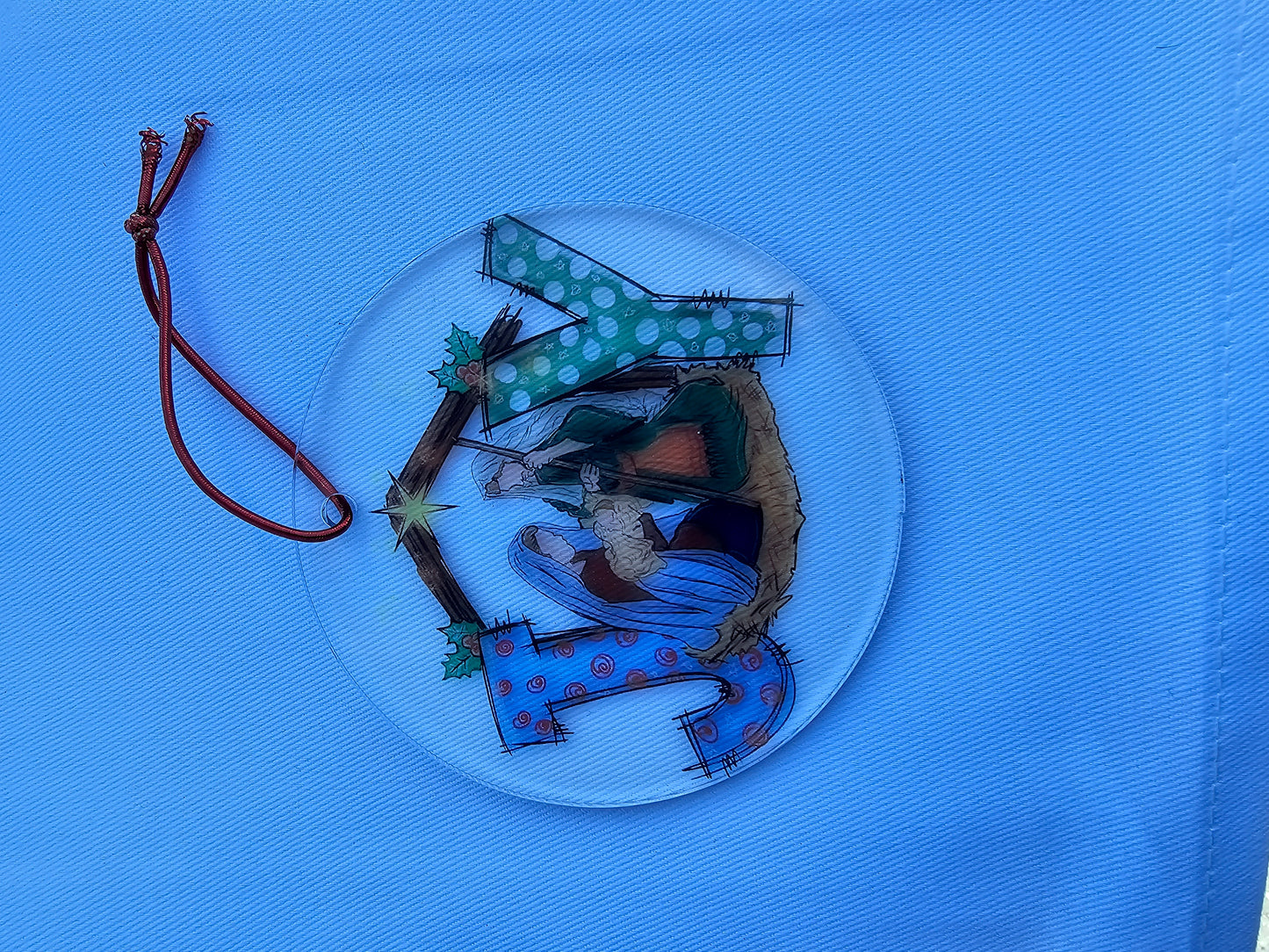 Acrylic joy ornaments