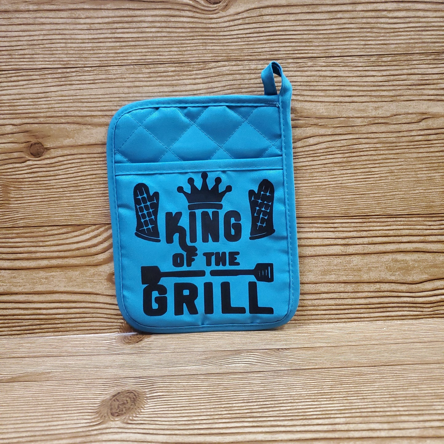 King of the grill potholder