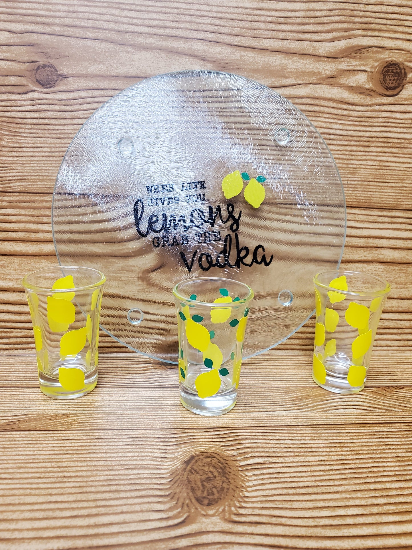 Lemon shot glass set