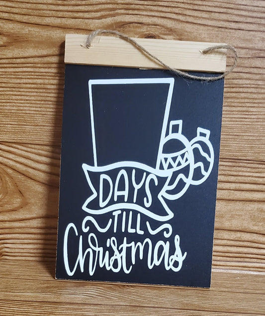 Christmas Chalkboard Countdown