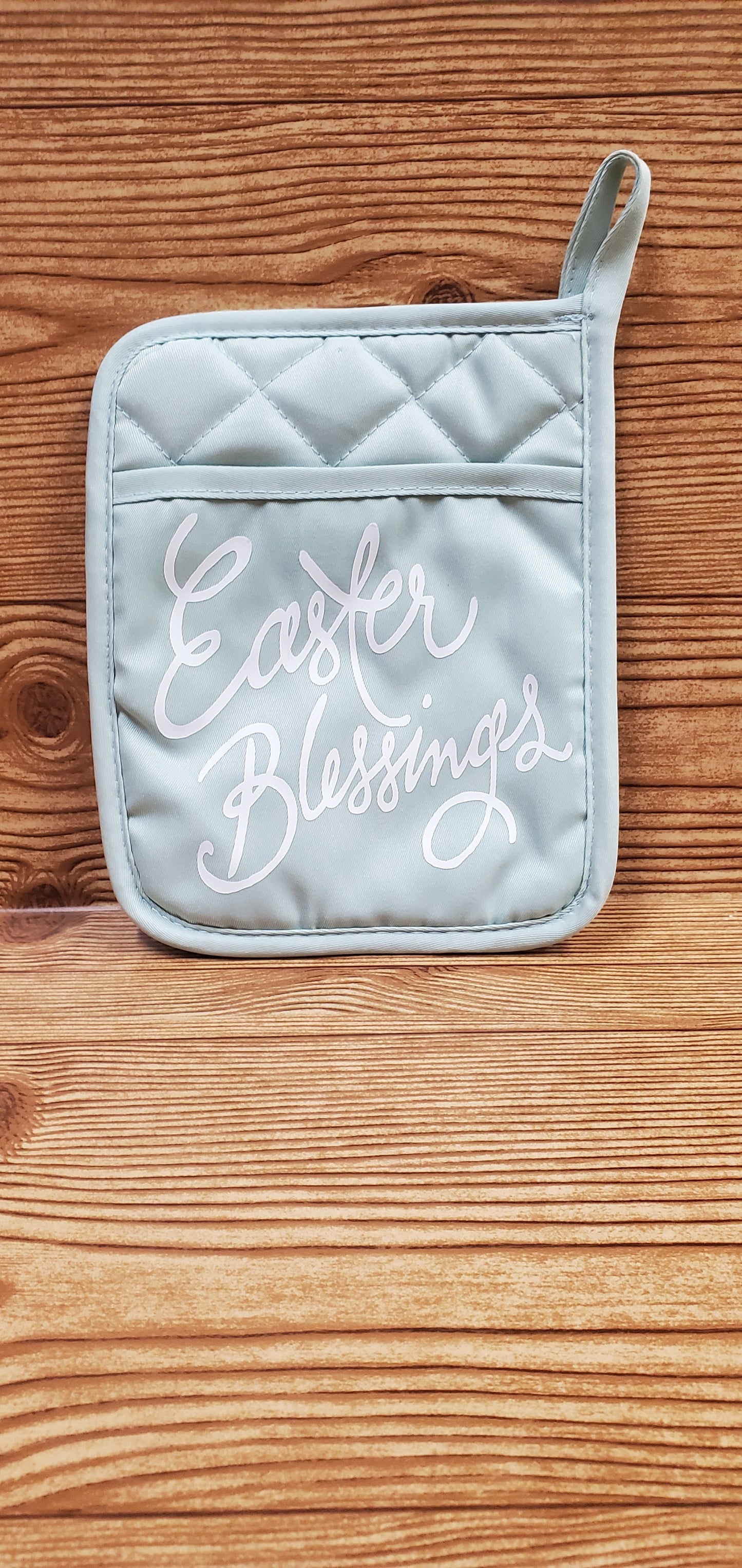 Easter blessings potholder