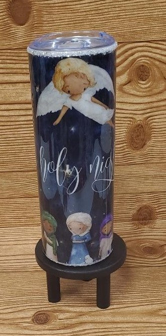 O Holy Night 20oz Tumbler with Straw