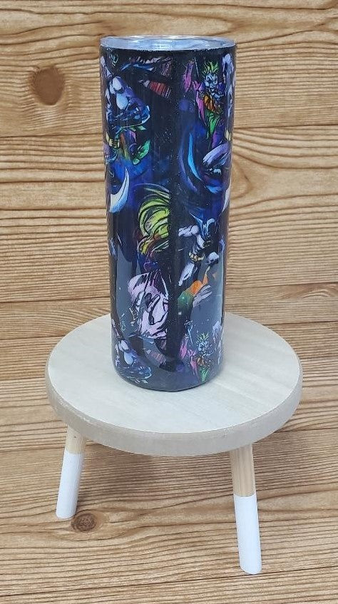 Batman and Joker 20oz Tumbler with Straw