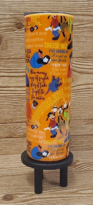 Goofy movie 30 oz tumbler with straw