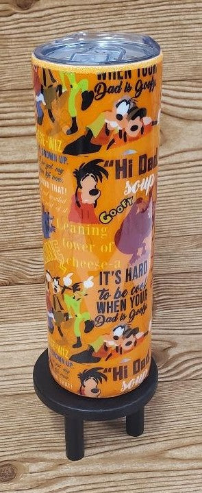 Goofy movie 30 oz tumbler with straw