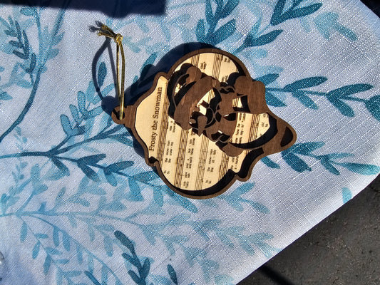 Engraved frosty the snowman