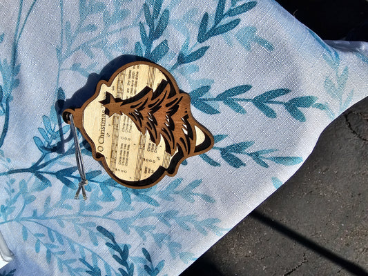 Engraved o christmas tree