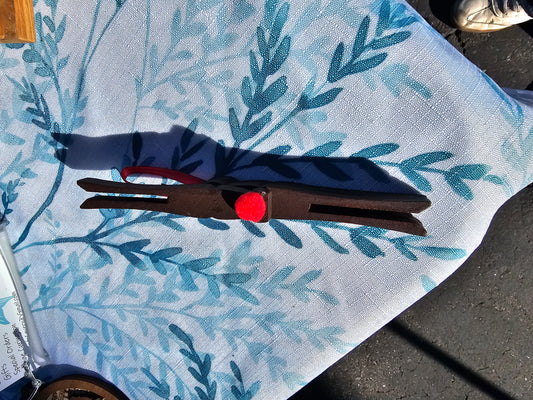 Clothes pin Rudolph ornament